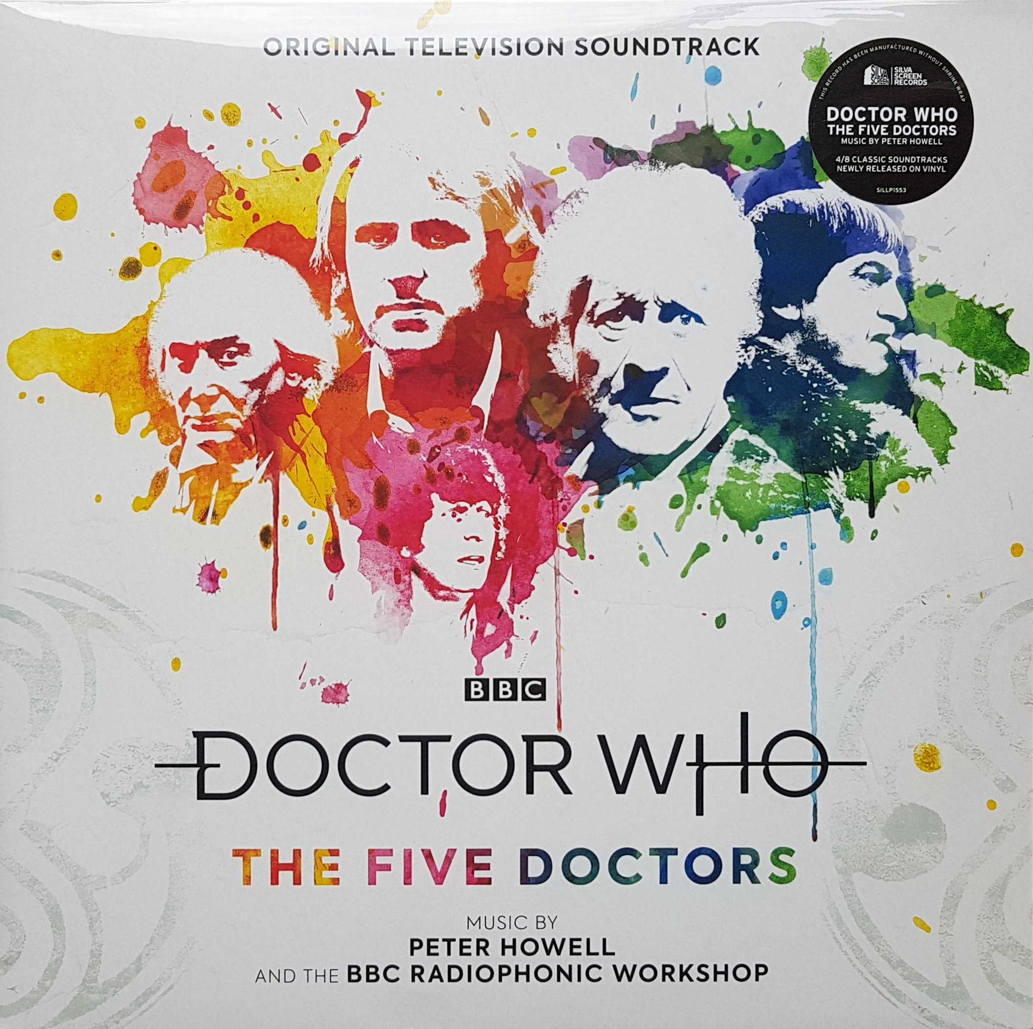 Picture of SILLP 1553 Doctor Who - The five Doctors by artist Peter Howell and the BBC Radiophonic Workshop from the BBC records and Tapes library